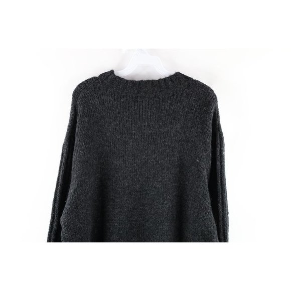 NOS Vtg 90s Marithe Francois Girbaud Mens 2XL Wool Blend Knit Graffiti Sweater - Picture 9 of 10